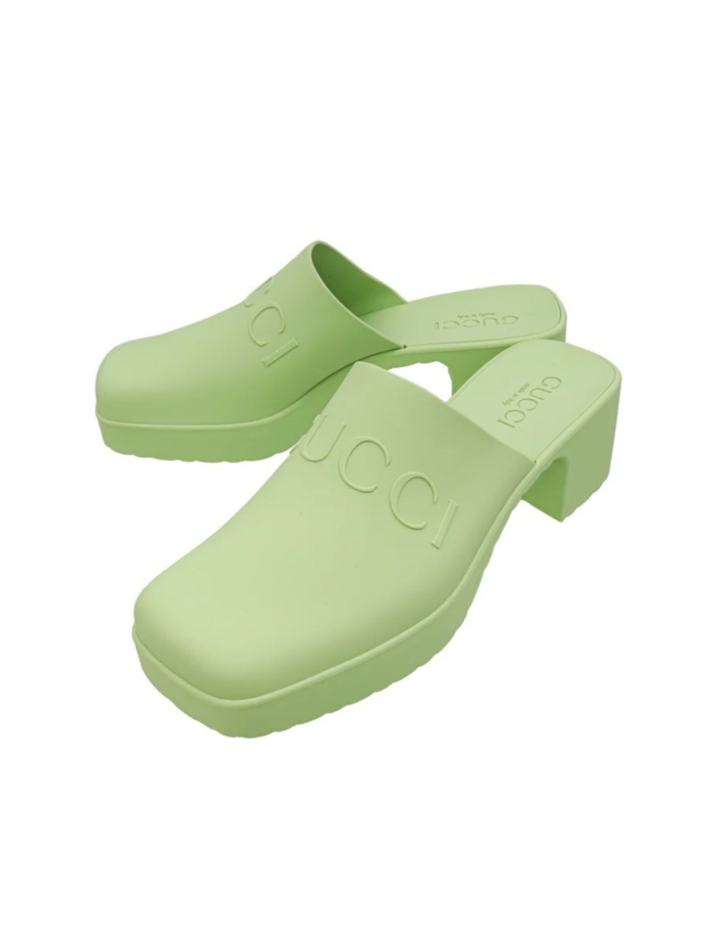 Gucci, clog, rubber sandals, size 35 made in Italy